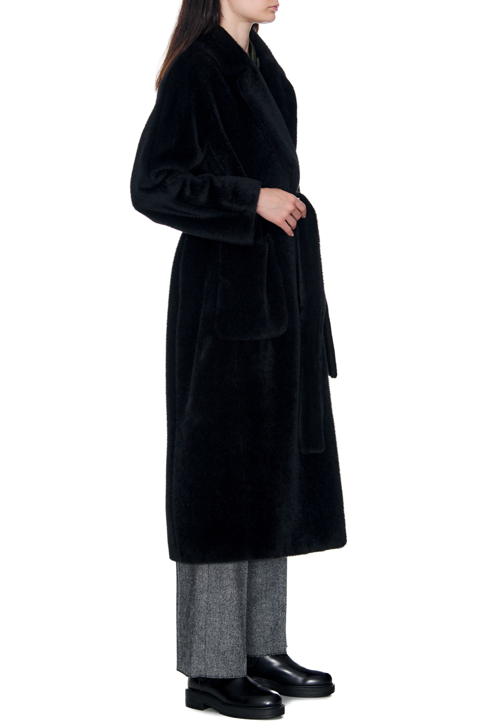Женский Max Mara Пальто MALESIA из шерсти альпаки (цвет ), артикул 90162123 | Фото 5