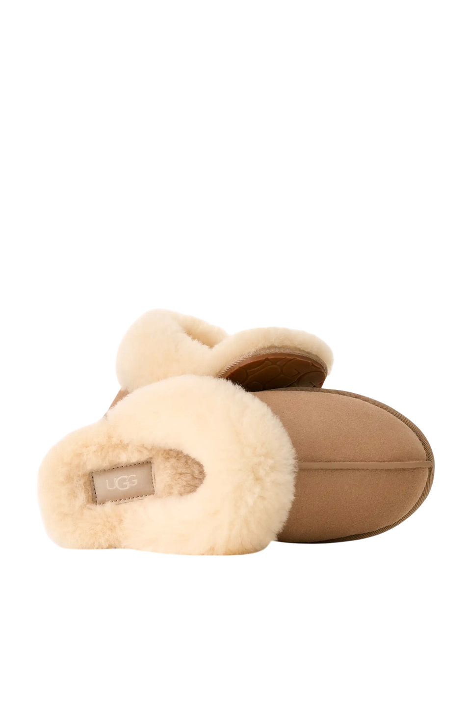Женский UGG Тапочки Scuffette II из натуральной кожи (цвет ), артикул 1106872 | Фото 4