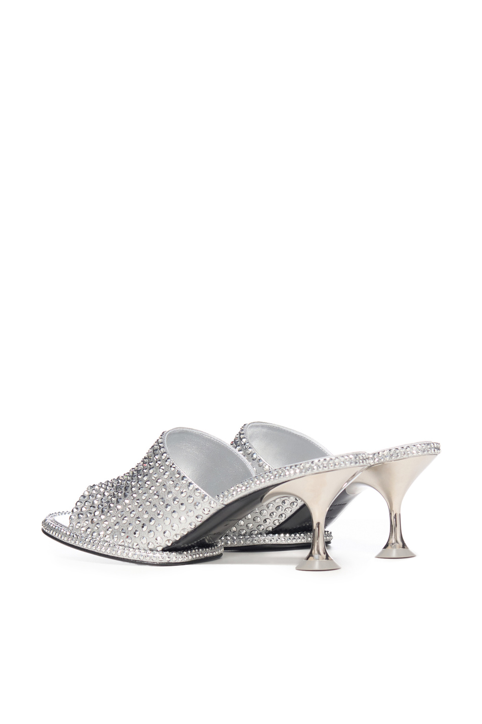 Женский Sergio Rossi Мюли с отделкой стразами (цвет ), артикул B15611MFL380 | Фото 3