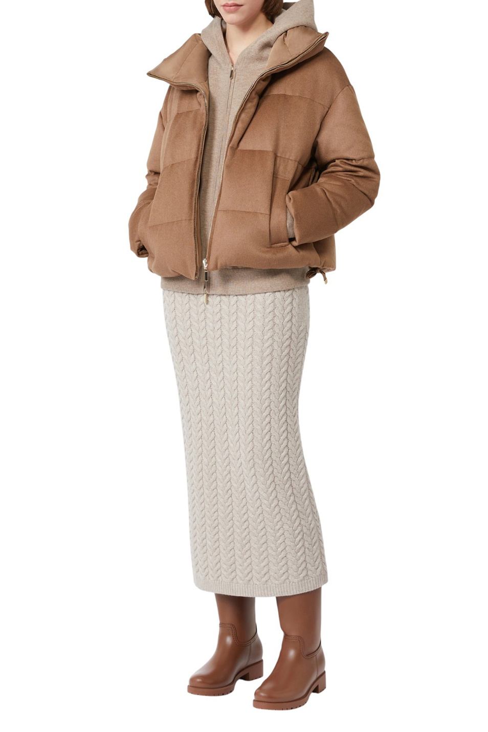 Женский Max Mara Юбка AVIGNON из шерсти и кашемира (цвет ), артикул 2529306023 | Фото 2