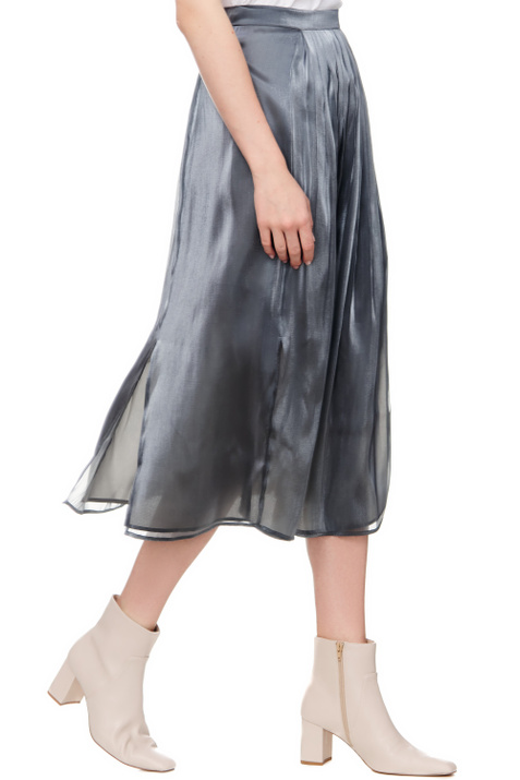 Gerry Weber Атласная однотонная юбка ( цвет), артикул 810025-31517 | Фото 5