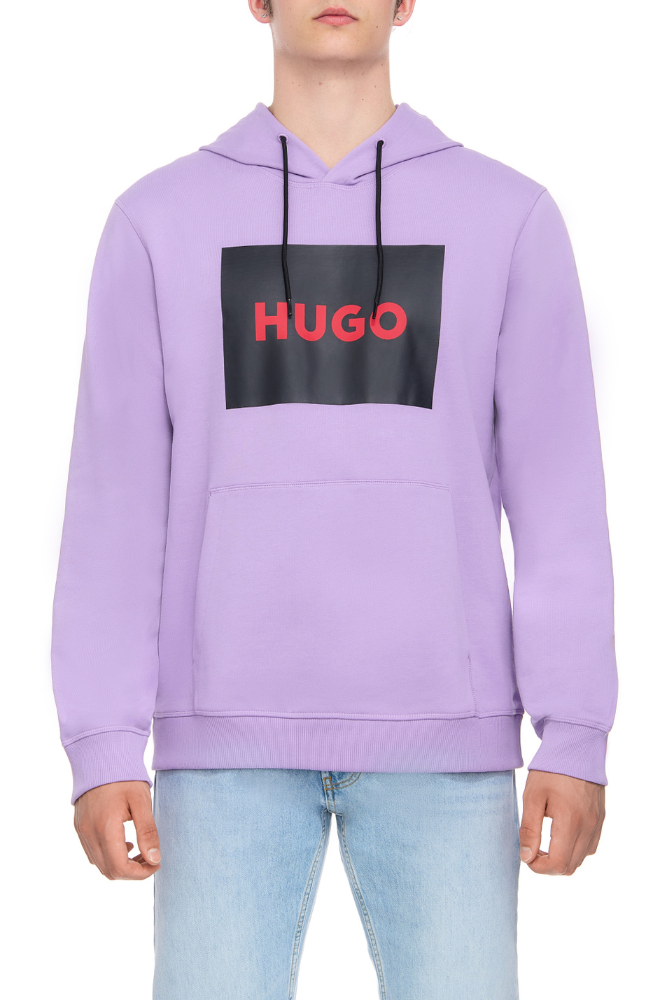 Мужской HUGO Худи с контрастным логотипом (цвет ), артикул 50473168 | Фото 1
