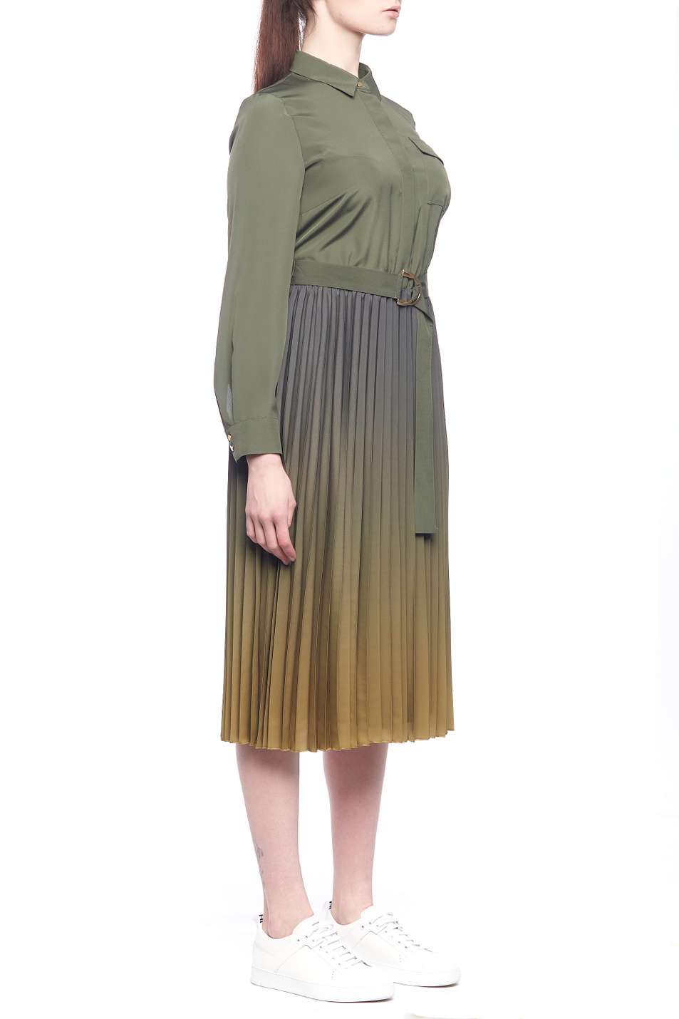 Gerry Weber Платье-рубашка с плиссировкой (цвет ), артикул 580007-31527 | Фото 4