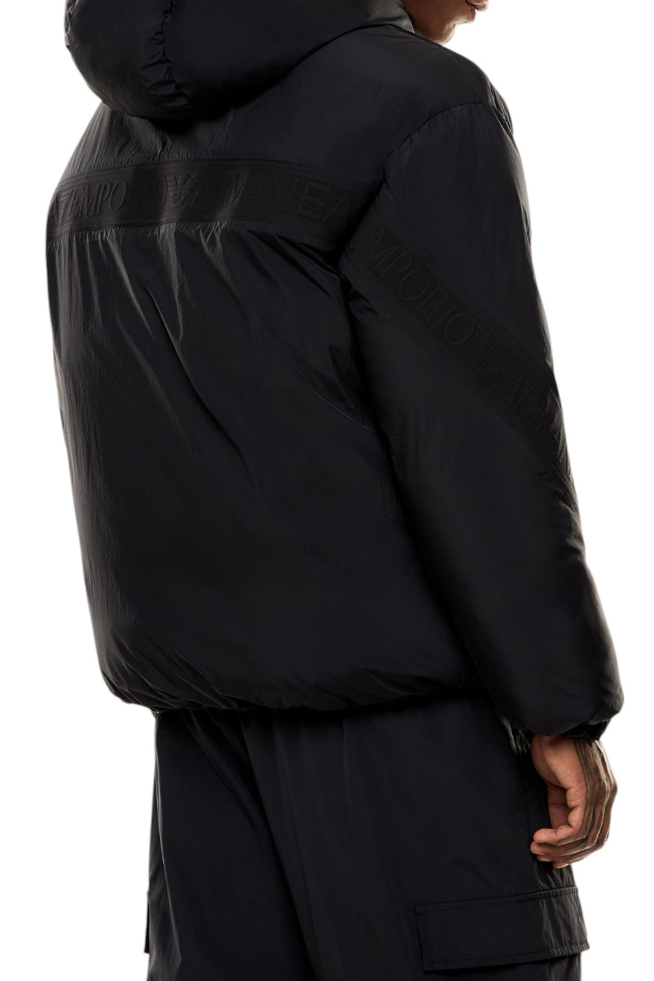 Куртка с логотипом|Основной цвет:Черный Мужской EA7 Куртка с логотипом (цвет ), артикул 7M000699-AF15951 | Фото 4