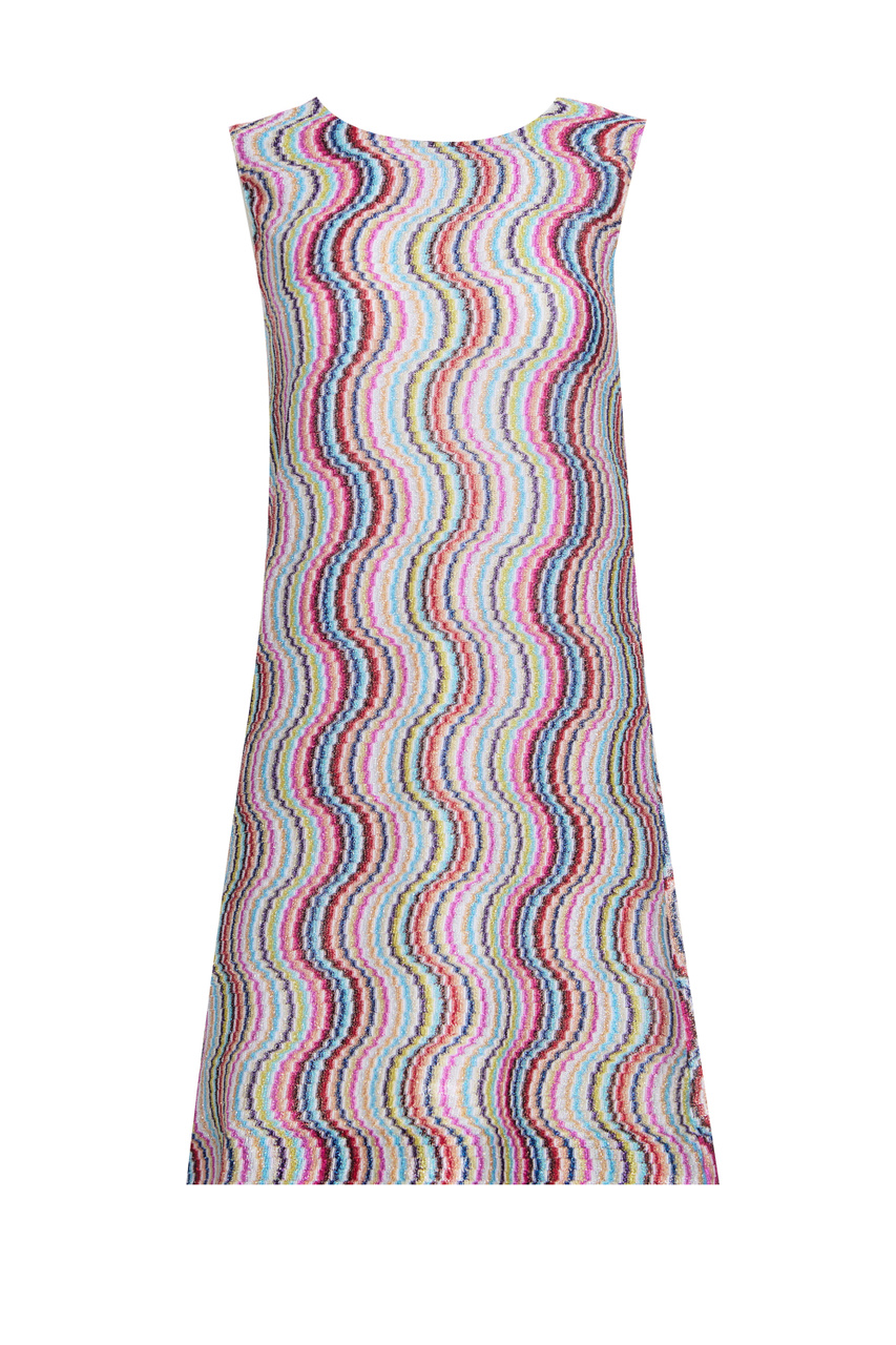 Платье с принтом|Основной цвет:Разноцветный|Артикул:DS23SG63-BR00O3 | Фото 1