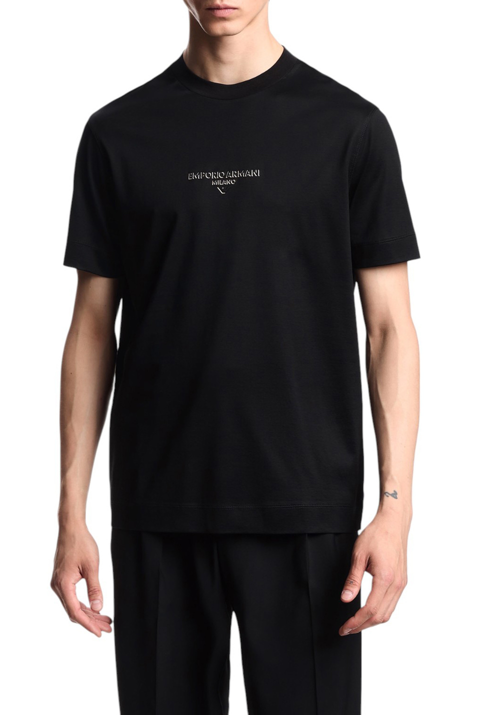 Мужской Emporio Armani Футболка с логотипом (цвет ), артикул EM002838-AF10761 | Фото 3