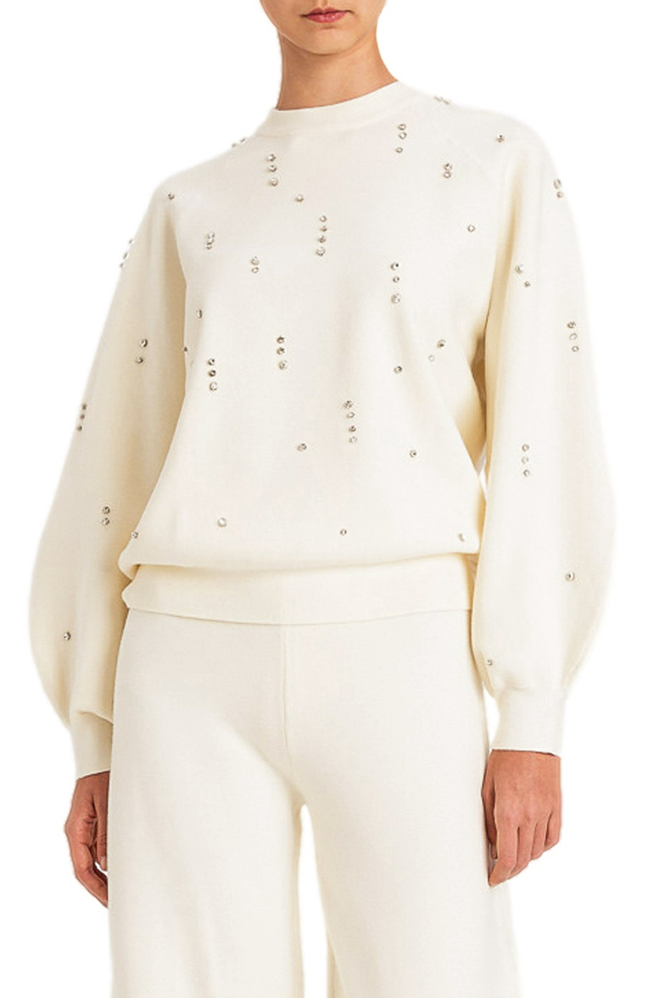 Женский TWINSET Milano Свитшот со стразами (цвет ), артикул 252AT3050 | Фото 3