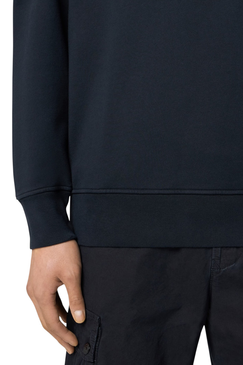 Мужской Stone Island Толстовка из хлопкового флиса (цвет ), артикул L1S156100070-S0051 | Фото 7