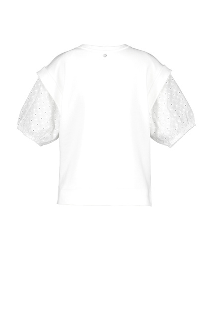Блузка с пышными рукавами|Основной цвет:Белый|Артикул:670122-44125 | Фото 2