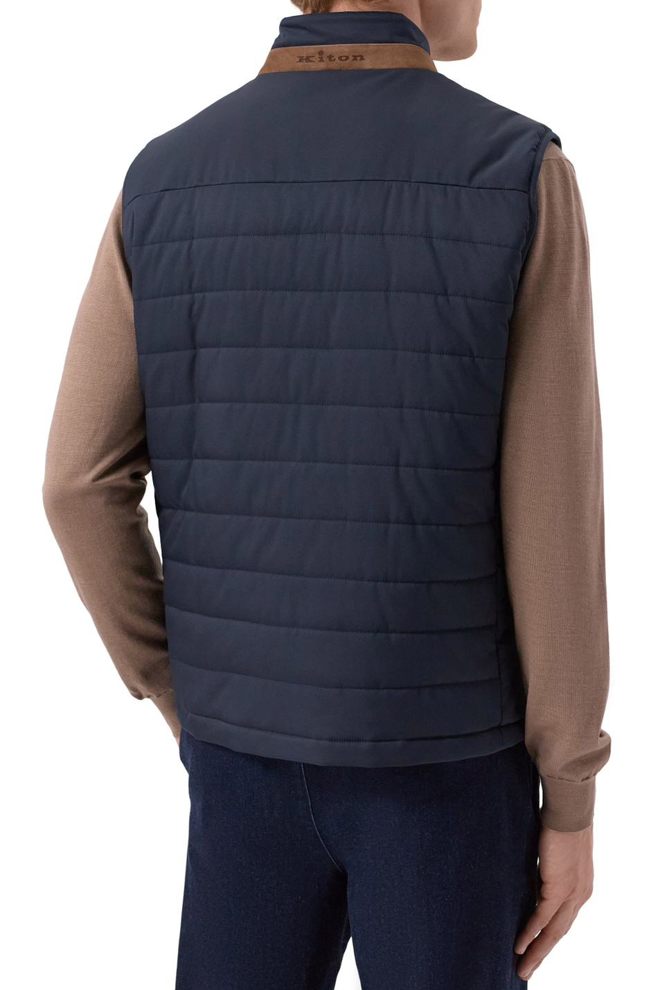 Мужской Kiton Жилет из смесового кашемира (цвет ), артикул UW2198V0425H02003 | Фото 5