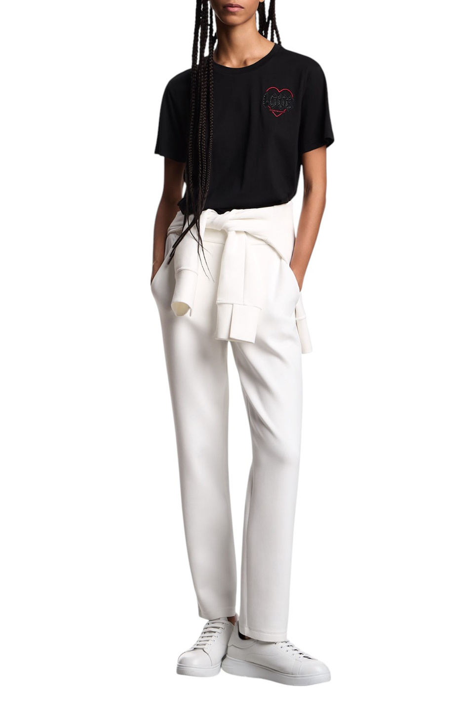 Женский Emporio Armani Футболка из хлопка (цвет ), артикул EW002608-AF18844 | Фото 2