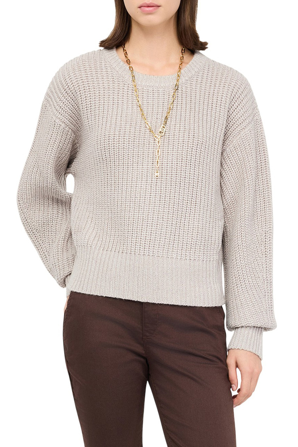 Женский Liu Jo Джемпер с люрексом (цвет ), артикул MF5418MA88A | Фото 4