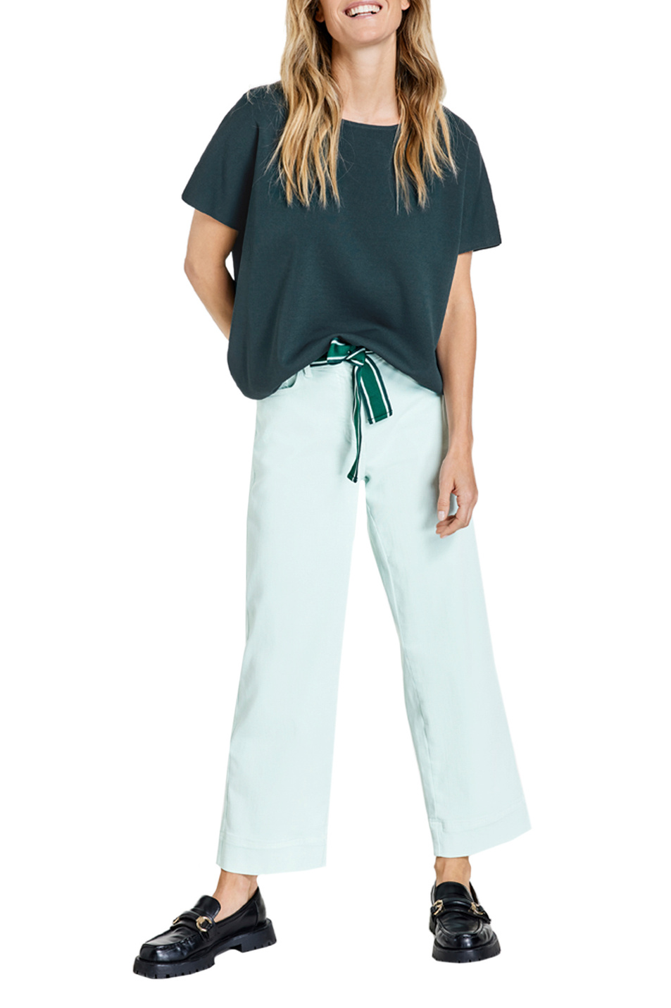 Женский Gerry Weber Брюки с контрастным поясом (цвет ), артикул 720014-31499 | Фото 3