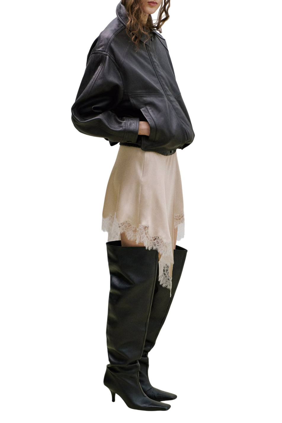 Женский Mango Юбка INES с кружевом (цвет ), артикул 27084447 | Фото 2