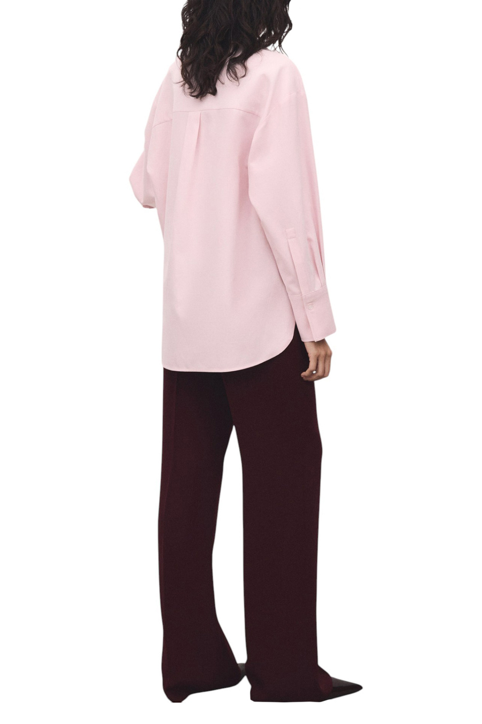 Рубашка JUANY свободного кроя|Основной цвет:Розовый Женский Mango Рубашка JUANY свободного кроя (цвет ), артикул 17095799 | Фото 3