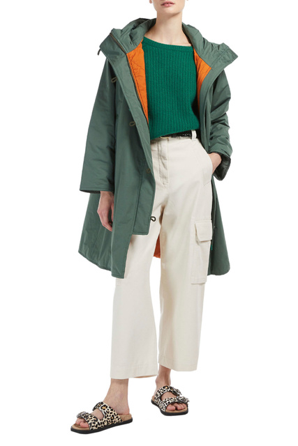 Свободные прямые брюки карго PINETA|Основной цвет:Кремовый|Артикул:51361329 | Фото 2