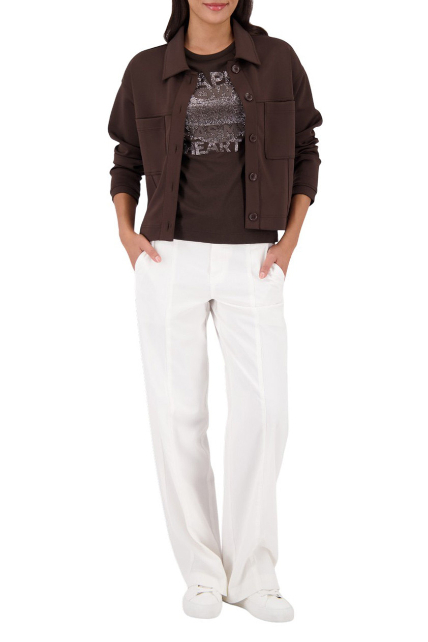 Женский Monari Футболка с отделкой стразами (цвет ), артикул 410156 | Фото 2