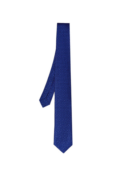 Галстук из чистого шелка|Основной цвет:Синий|Артикул:CX-21011 | Фото 1