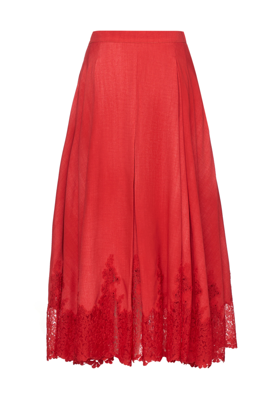 Юбка с кружевом|Основной цвет:Красный Женский ERMANNO SCERVINO Юбка с кружевом (цвет ), артикул D482O355APEMY | Фото 2