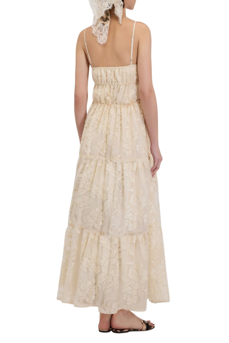 Женский Ermanno Firenze Платье с кружевом (цвет ), артикул D48EQ024E60 | Фото 3