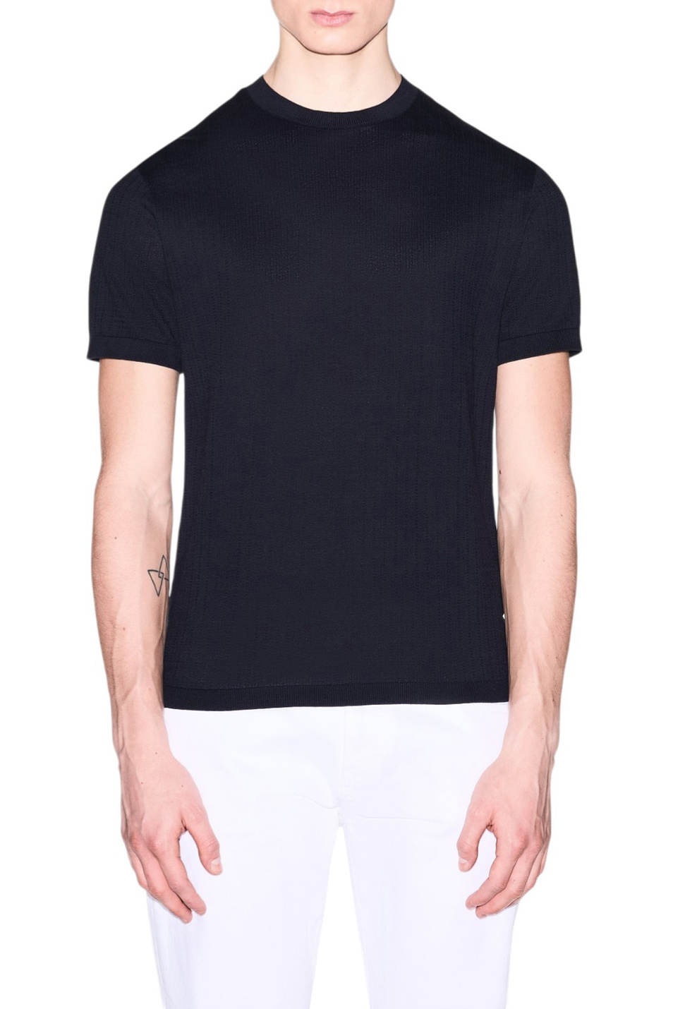 Мужской Armani Exchange Джемпер из хлопка (цвет ), артикул XM002439-AF22249 | Фото 3