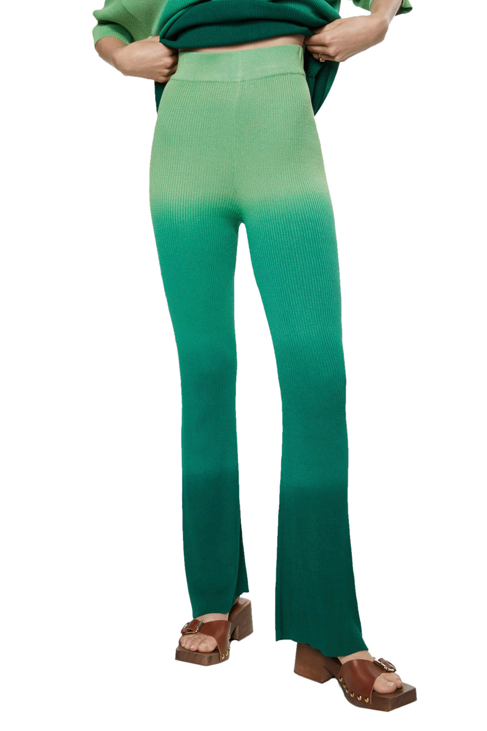 Женский Mango Трикотажные брюки SNAKE (цвет ), артикул 27079046 | Фото 3