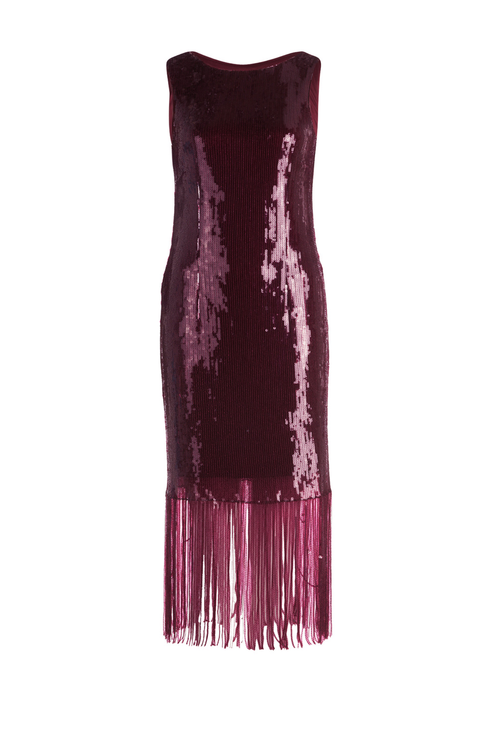 Платье с бахромой и пайетками|Основной цвет:Бордовый Женский Betty Barclay Платье с бахромой и пайетками (цвет ), артикул 3593/4032 | Фото 1