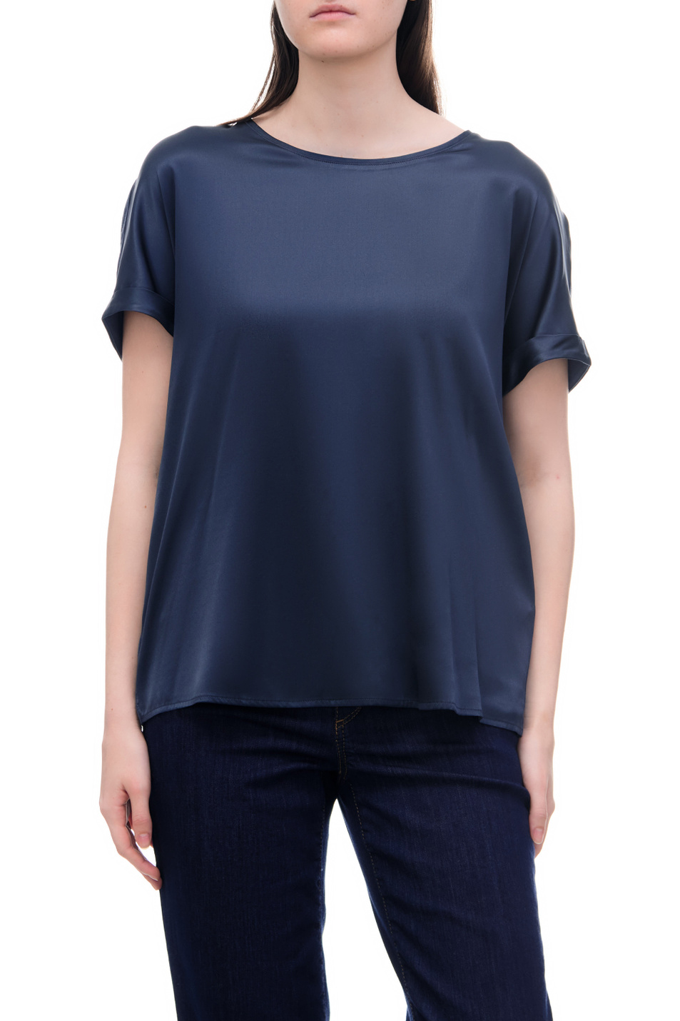 Женский Gerry Weber Блузка из эластичного шелка с коротким рукавом (цвет ), артикул 977002-35025 | Фото 3