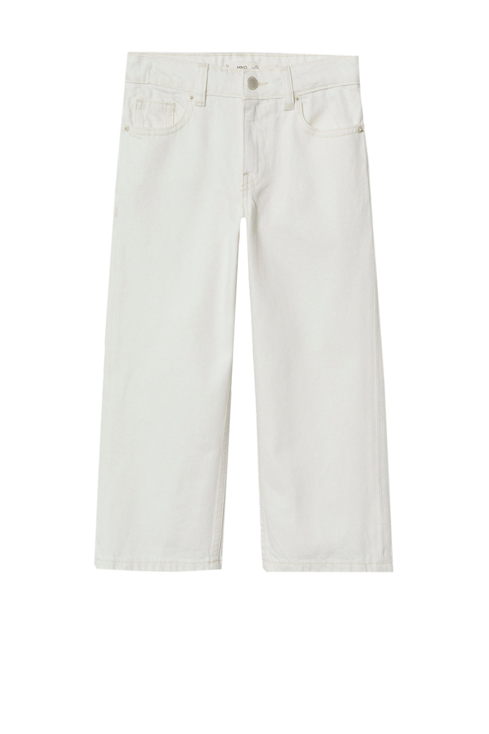 Девочкам Mango Kids Джинсы-кюлоты CULOTTE (цвет ), артикул 47010144 | Фото 1