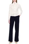 Женский Max Mara Брюки-палаццо BOSFORO из шерсти и хлопка (цвет ), артикул 2317810531 | Фото 3