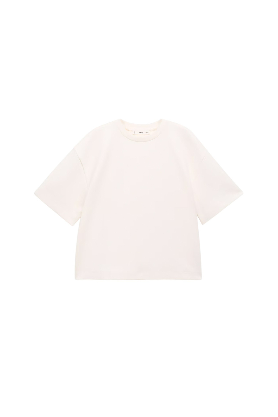 Футболка CELIA свободного кроя|Основной цвет:Белый Женский Mango Футболка CELIA свободного кроя (цвет ), артикул 17076358 | Фото 1