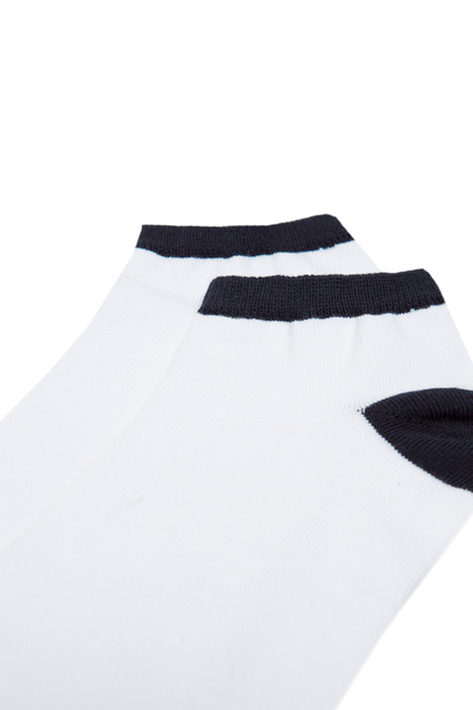 Носки из смесового хлопка|Основной цвет:Белый|Артикул:0654506 | Фото 2