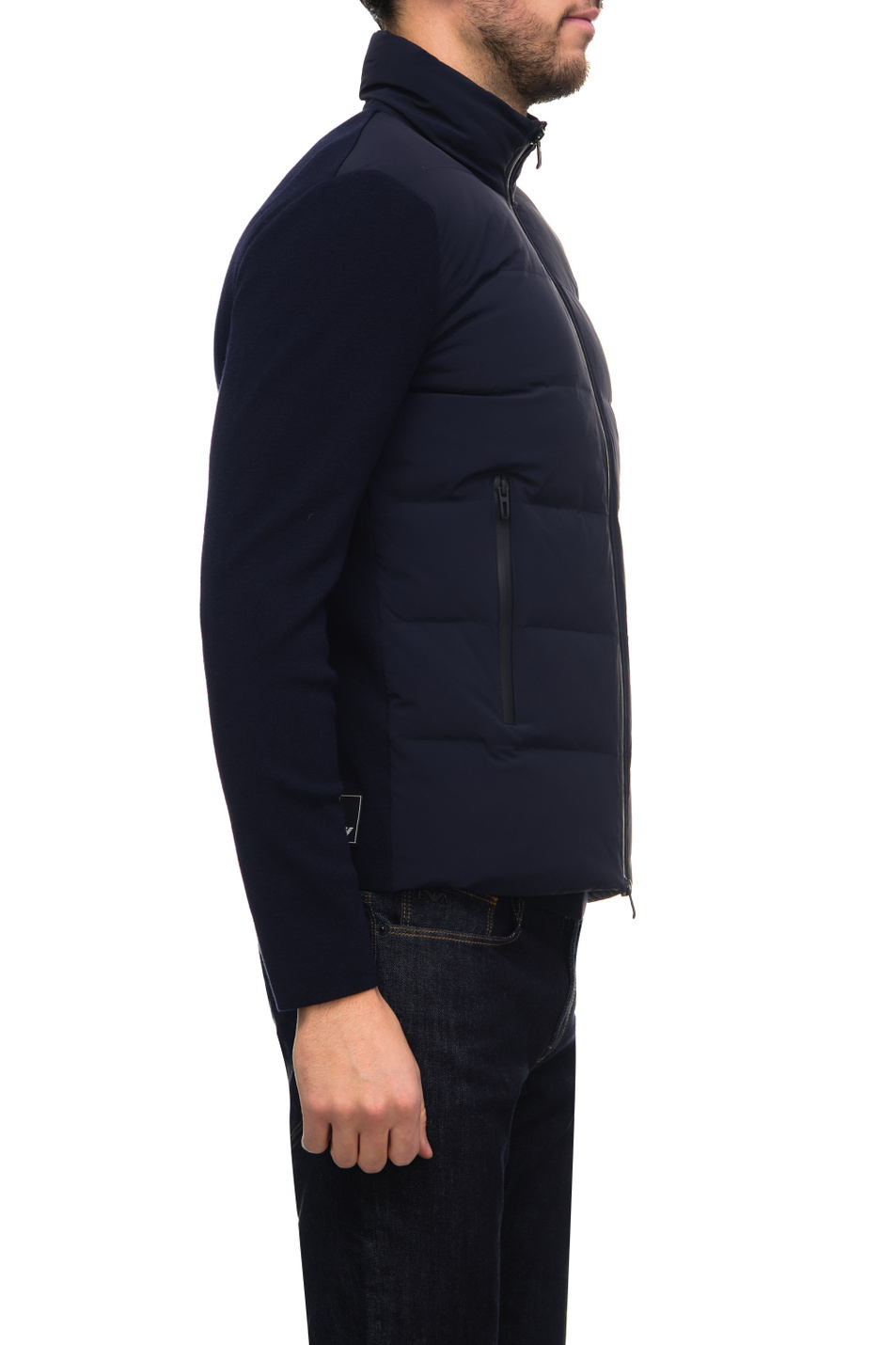 Мужской Emporio Armani Куртка с трикотажными рукавами (цвет ), артикул 6L1BS1-1NNTZ | Фото 4
