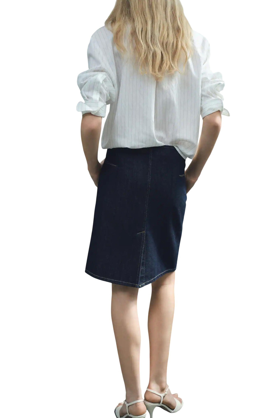 Женский Mango Юбка джинсовая MENPHIS (цвет ), артикул 17056744 | Фото 4