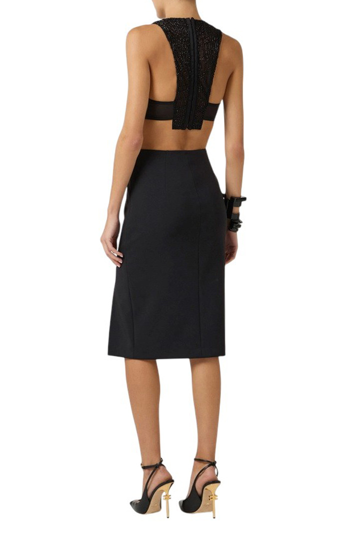 Женский Elisabetta Franchi Юбка с декором (цвет ), артикул GO14761E2 | Фото 4