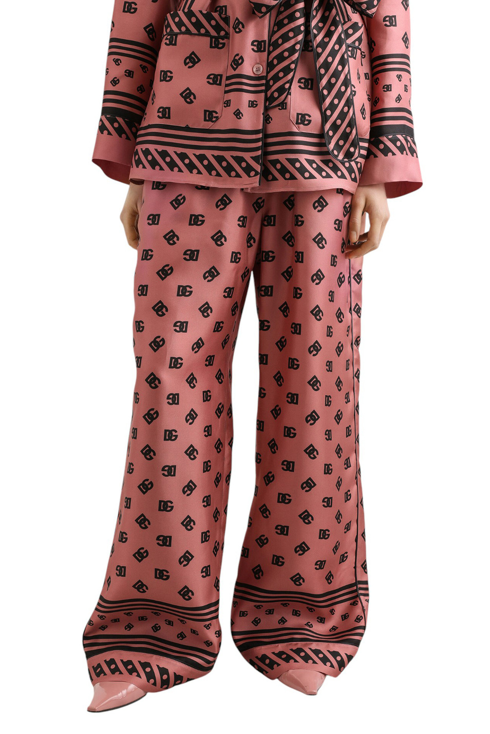 Женский Dolce & Gabbana Брюки из шелка (цвет ), артикул FTAMPT-GDCVJ | Фото 3