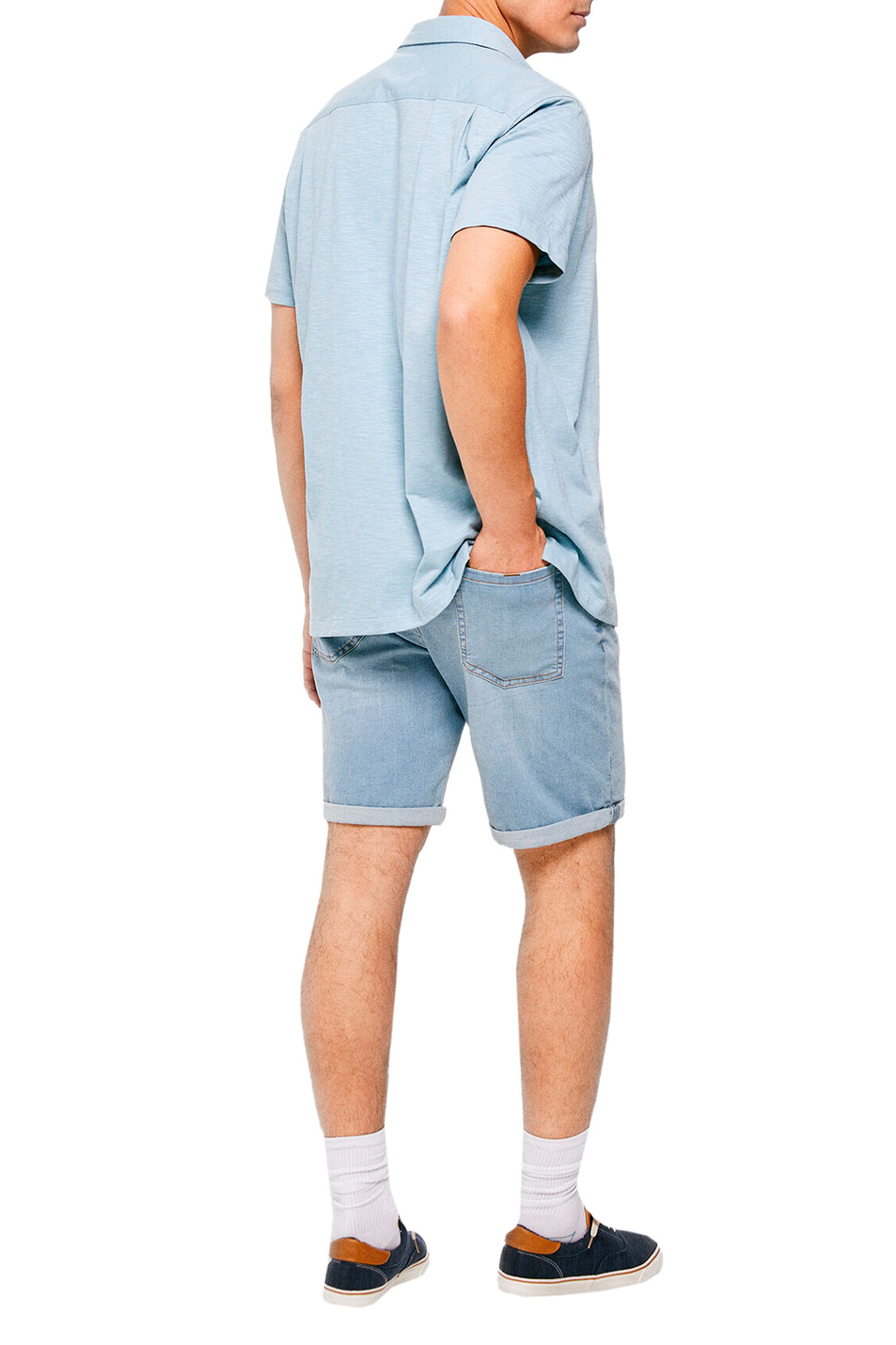 Мужской Springfield Шорты джинсовые из эластичного хлопка (цвет ), артикул 0015482 | Фото 3