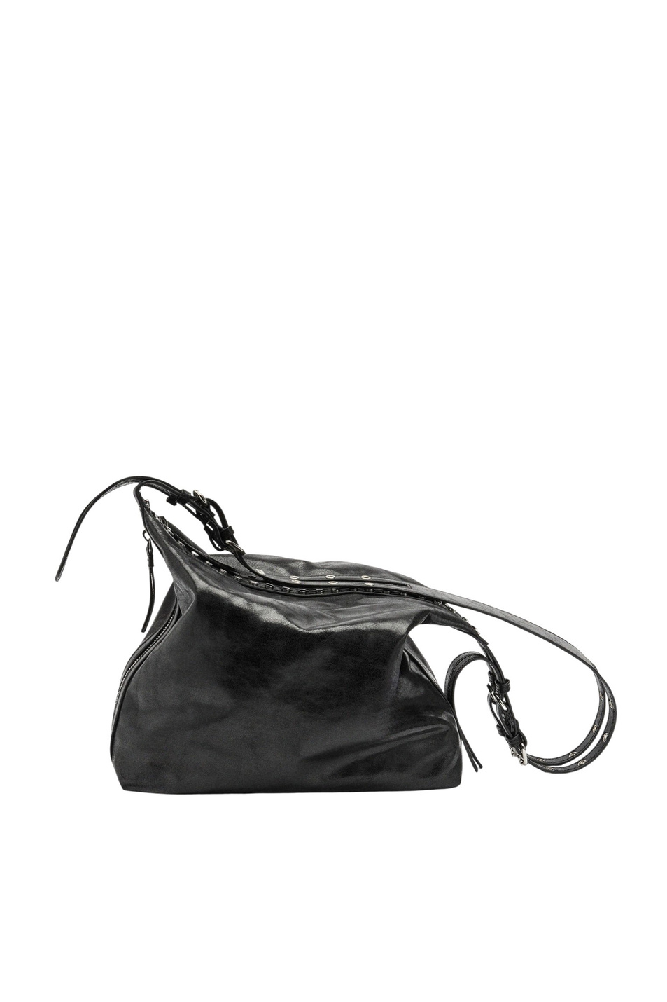 Сумка на плечо с заклепками|Основной цвет:Черный Женский Parfois Сумка на плечо с заклепками (цвет ), артикул 239683 | Фото 1