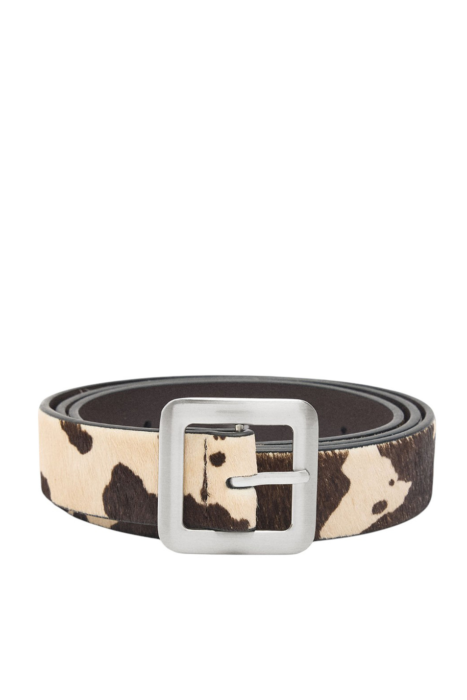 Ремень с квадратной пряжкой|Основной цвет:Коричневый Женский Parfois Ремень с квадратной пряжкой (цвет ), артикул 237619 | Фото 1