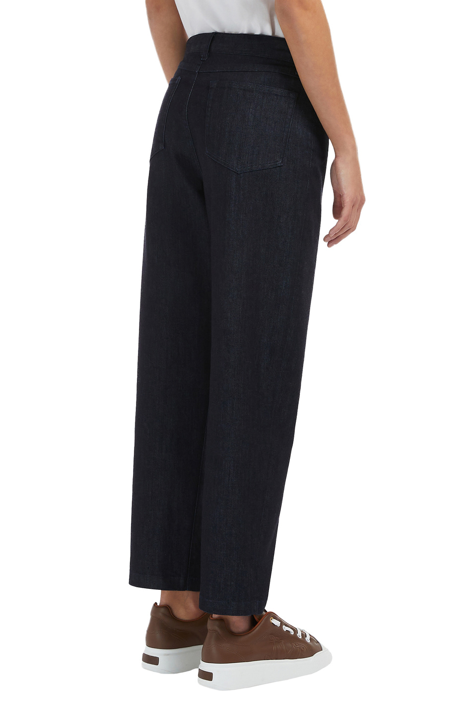 Женский Max Mara Джинсы ESTELLA из эластичного хлопкового денима (цвет ), артикул 91860129 | Фото 4