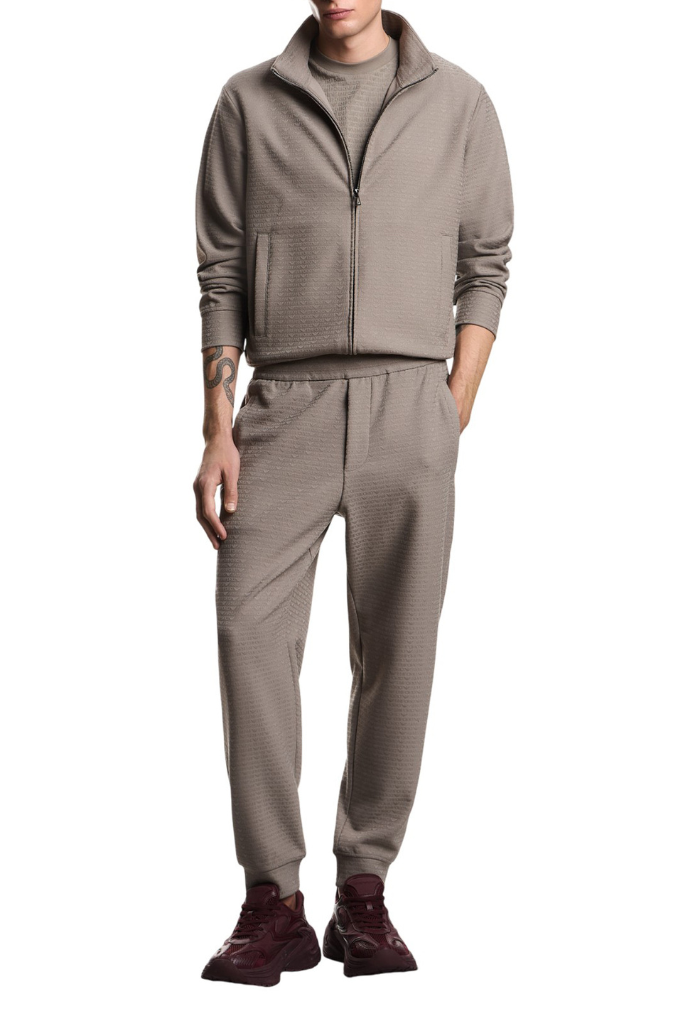 Мужской Emporio Armani Толстовка с логотипом (цвет ), артикул EM004534-AF13700 | Фото 2