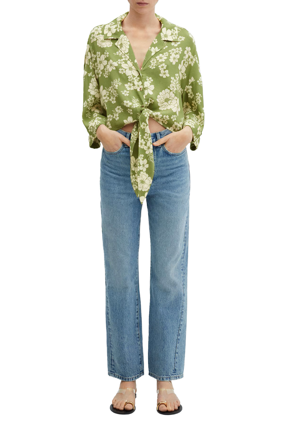 Женский Mango Рубашка COLOMA с цветочным принтом (цвет ), артикул 67007128 | Фото 2