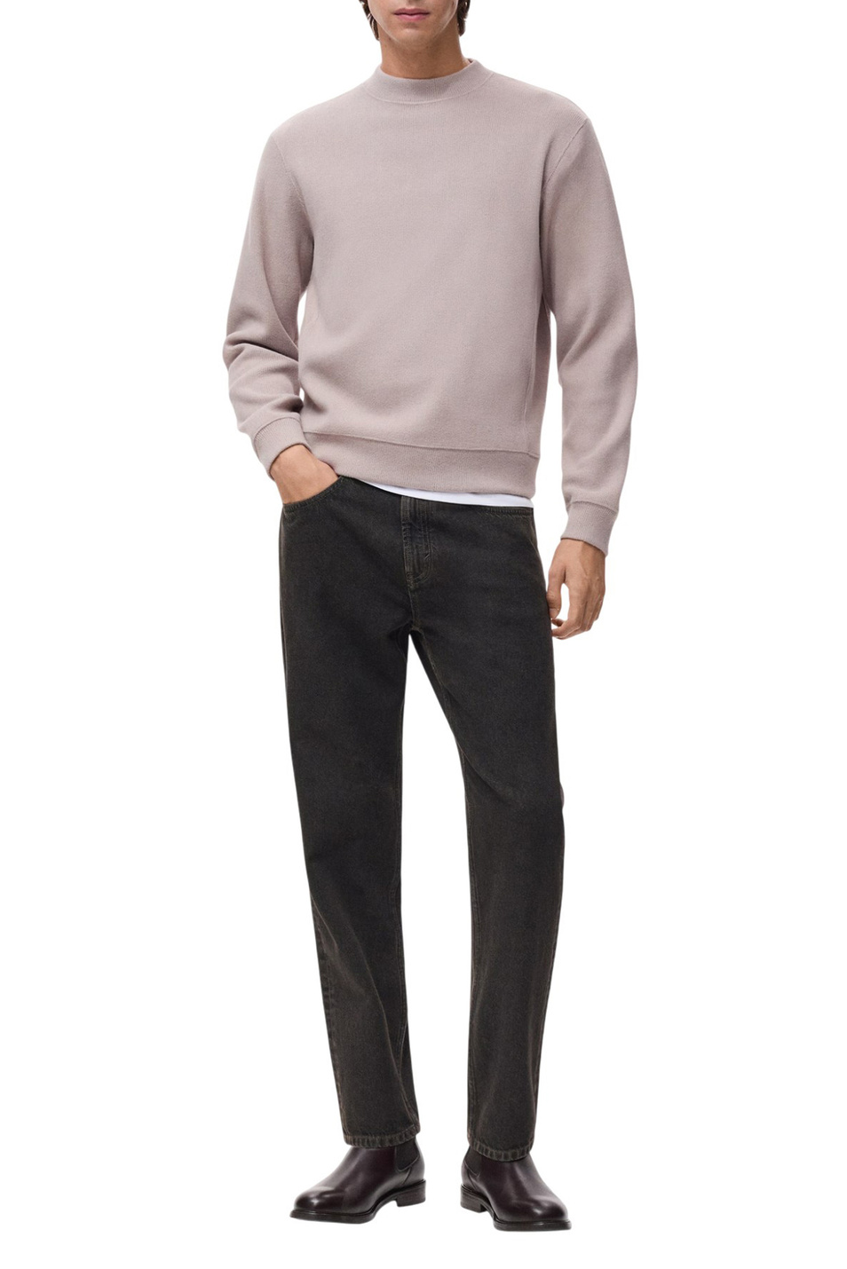 Мужской Mango Man Свитшот BESALU прямого кроя (цвет ), артикул 17007902 | Фото 2