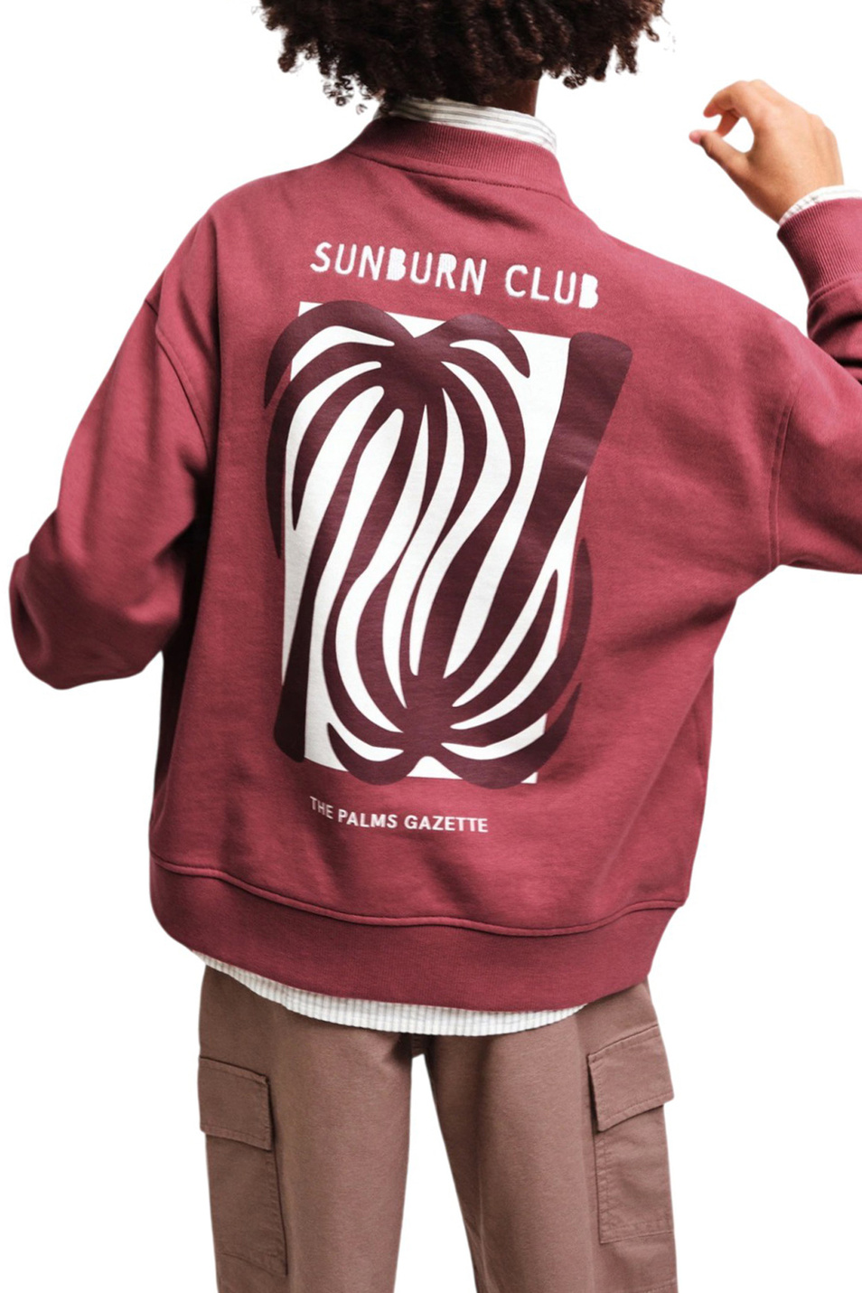 Мальчикам Mango Kids Свитшот SUNBURN из хлопка (цвет ), артикул 27036346 | Фото 4