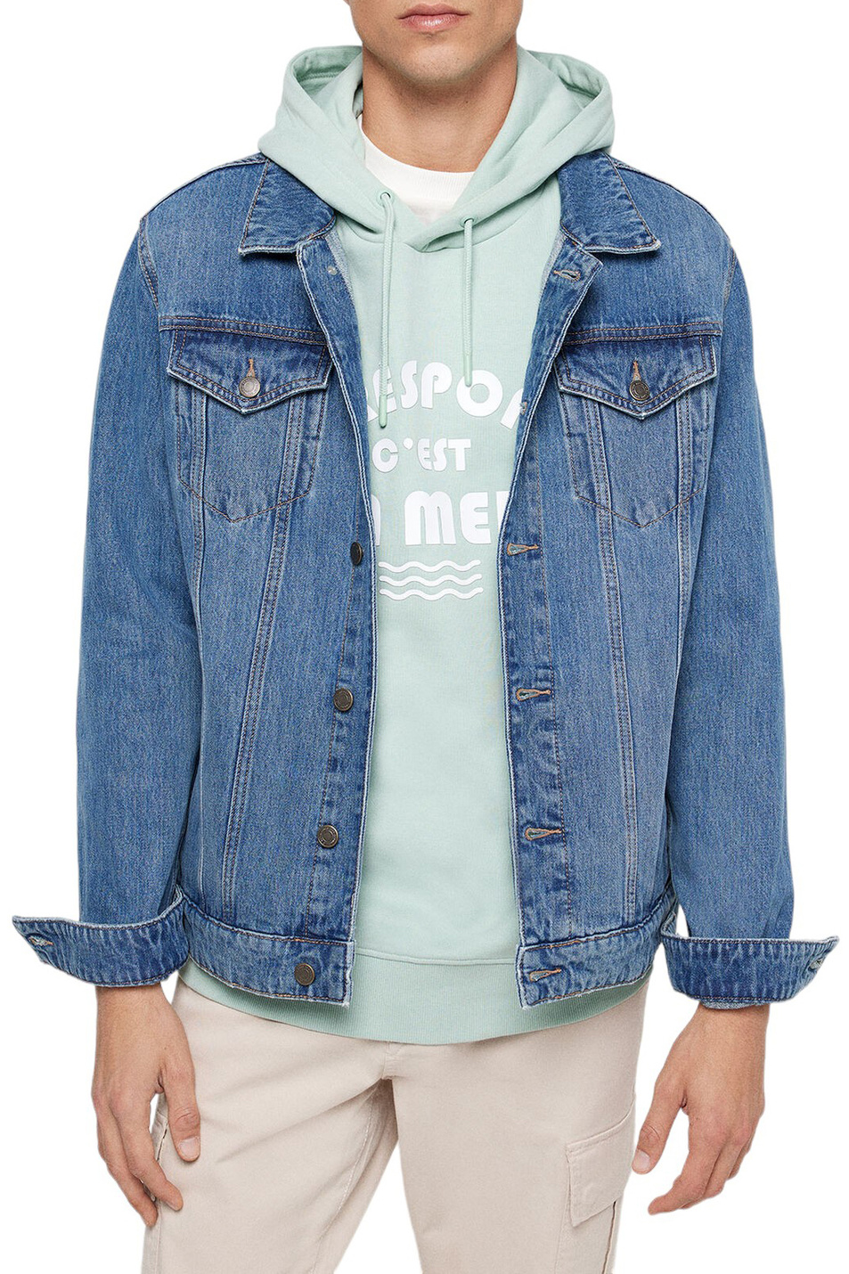 Мужской Springfield Куртка джинсовая из натурального хлопка (цвет ), артикул 2837261 | Фото 1