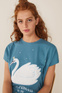 Women'secret Длинная пижама с изображением лебедя ( цвет), артикул 4926552 | Фото 4
