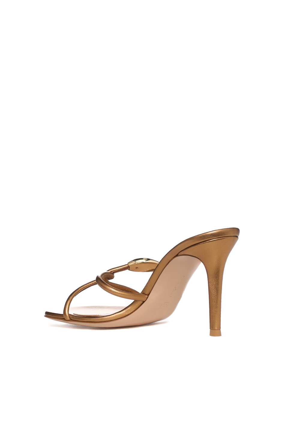 Женский Gianvito Rossi Мюли MAMBA из натуральной кожи (цвет ), артикул G10085.85RIC.NPSBROZ | Фото 3