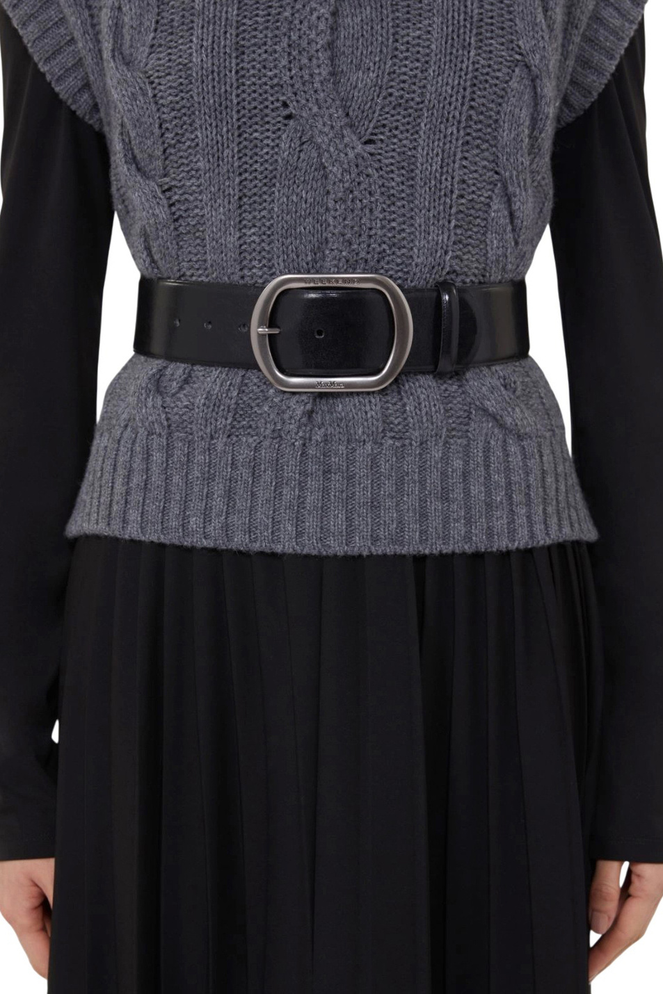 Женский Weekend Max Mara Ремень CLAVIER из натуральной кожи (цвет ), артикул 2525506025 | Фото 3