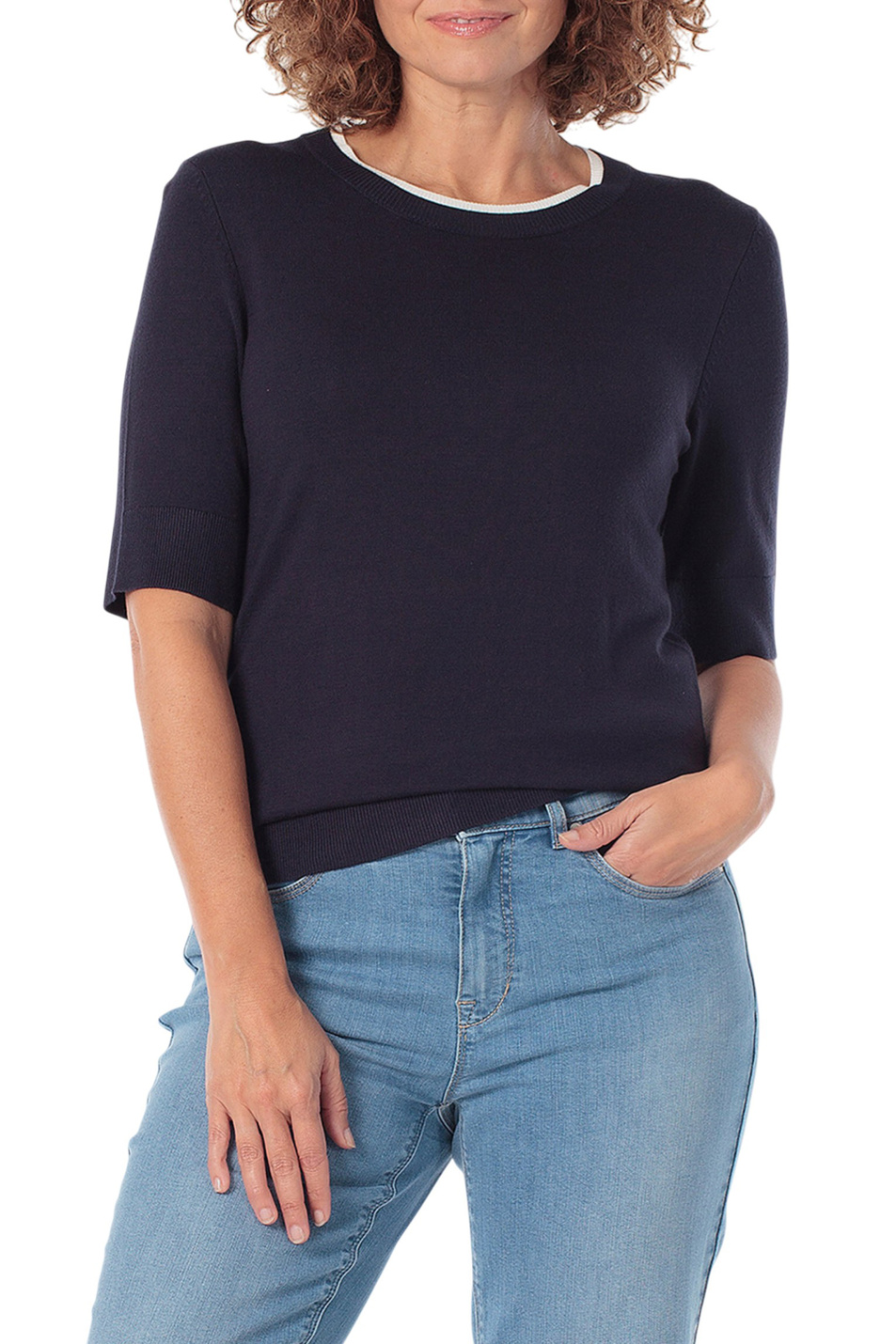 Женский Gerry Weber Джемпер однотонный (цвет ), артикул N66303 | Фото 4