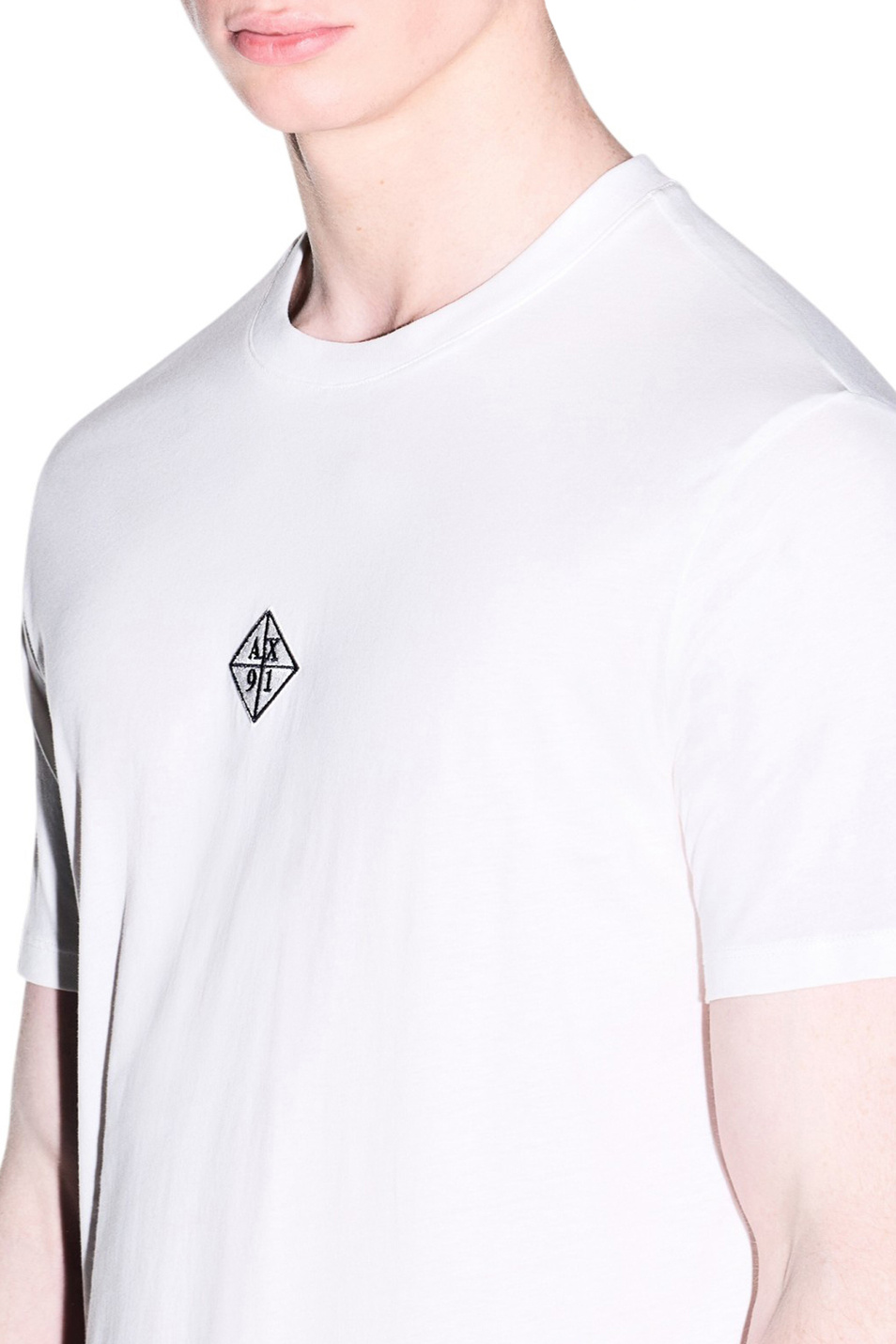 Мужской Armani Exchange Футболка из хлопка с логотипом (цвет ), артикул XM002454-AF10358 | Фото 5